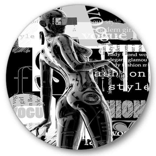 Designart - Monochrome Cyborg Body I